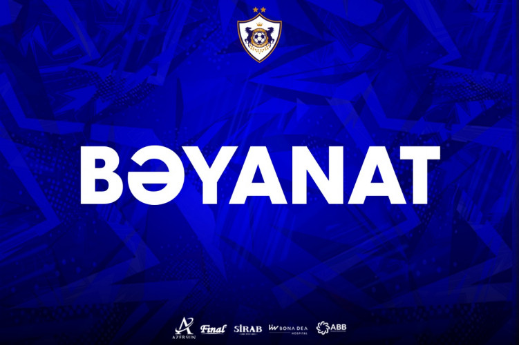 “Qarabağ” FK-nın Rəsmi Bəyanatı