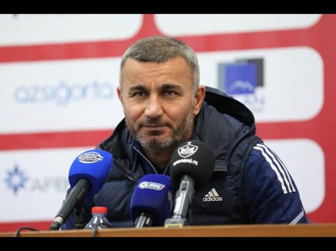 Baş məşqçimiz Qurban Qurbanovun "Qəbələ" ilə oyundan sonra fikirləri
