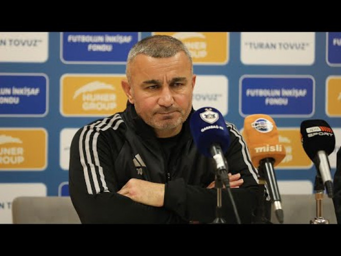 Baş məşqçimiz Qurban Qurbanovun "Kəpəz" ilə oyundan sonra fikirləri