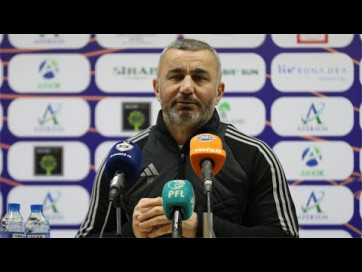 Baş məşqçimiz Qurban Qurbanovun "Kəpəz" ilə oyundan sonra fikirləri-qarabagh.com