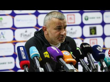 qarabagh tv-Baş məşqçimiz Qurban Qurbanovun "Sabah" ilə oyundan sonra fikirləri