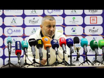 Baş məşqçimiz Qurban Qurbanovun "Sabah" ilə oyundan sonra fikirləri